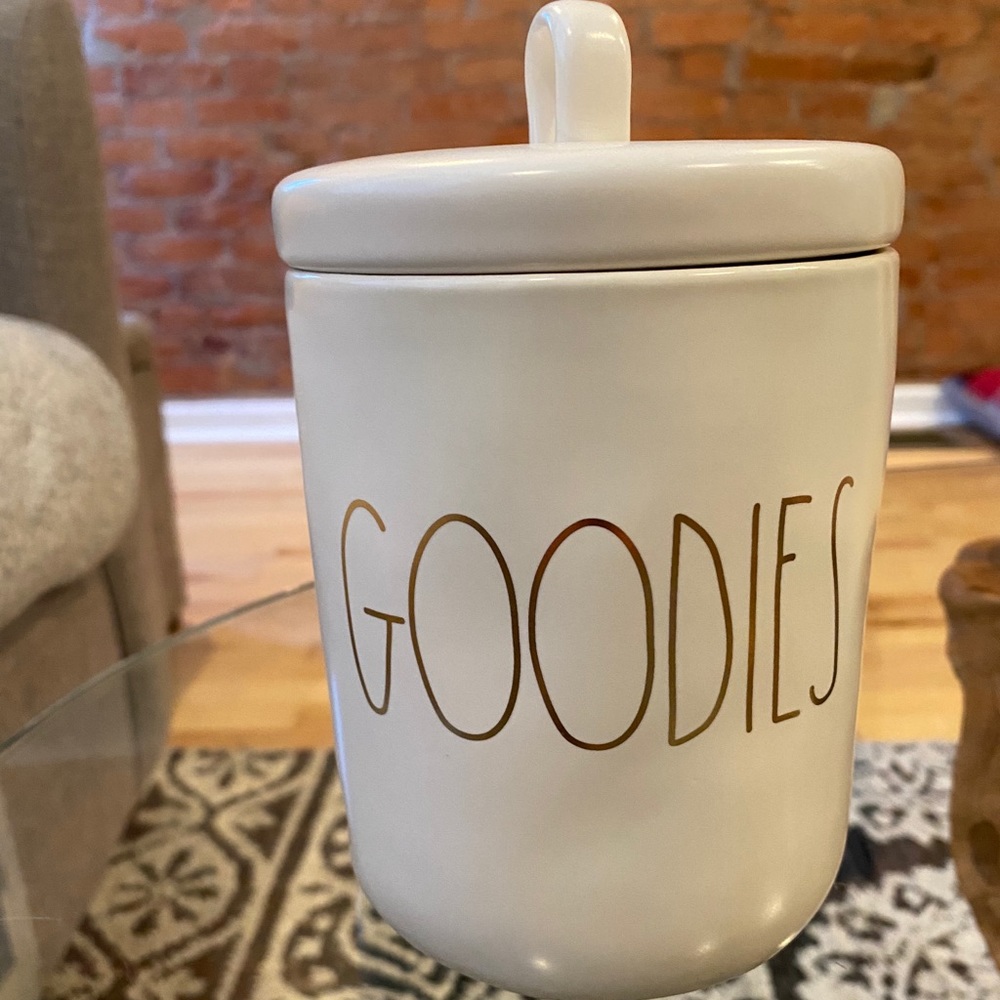 NWT Rae Dunn goodies loop lid canister - Picture 2 of 5